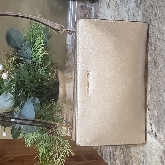 Michael Kors Other - Michael Kors NWOT Metallic Gold Crossbody